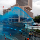 Riot police use water cannon to disperse anti-extradition bill demonstrators during a protest in Hong Kong, China, August 31, 2019.
